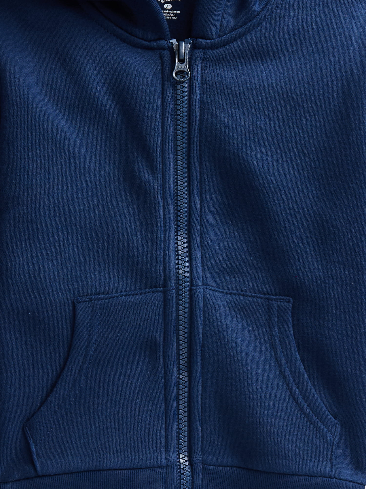 Wonder Nation Baby and Toddler Fleece Zip Up Hoodie, Sizes 0M-5T