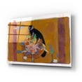 thumbnail image 2 of Epic Art 'Black Bird On Bronzed Flower 10' by Maria Pietri, Acrylic Glass Wall Art, 24"x16", 2 of 8