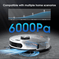 thumbnail image 5 of Robot Vacuum and Mop Combo with 3D Home Mapping, Self-Emptying Base for 70 Days, 220 Mins Runtime, Pet Friendly Anti-Tangle, 5 of 7