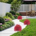 thumbnail image 5 of 1Pack 23.6Inch Realistic Artificial Morning Glory with Detachable Ground Spike Multi Color Faux Silk Flower Yard Stake Waterproof Outdoor Garden Porch Farmhouse Decoration, 5 of 5