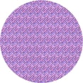 thumbnail image 1 of Ahgly Tapis Rond Lavable en Machine Intérieur Transitionnel Mauve Violet, 3 Pieds Rond, 1 of 7