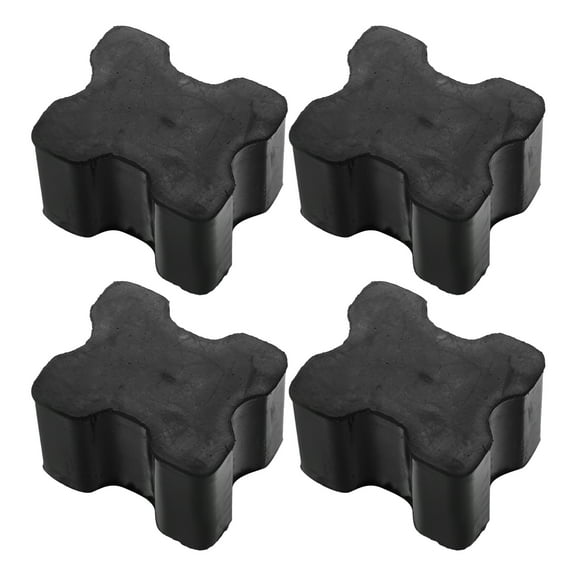 4 Pcs Car Spring Gasket Shock Absorber Coil Absorbing Rubber Pad