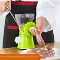 thumbnail image 2 of nipocaio Meat Grinder Manual Processor Food Meat Grinder Food Processor Sausage Maker Stuffing Vegetable Chopper Blender Household Sausage Stuffing Tool, 2 of 5