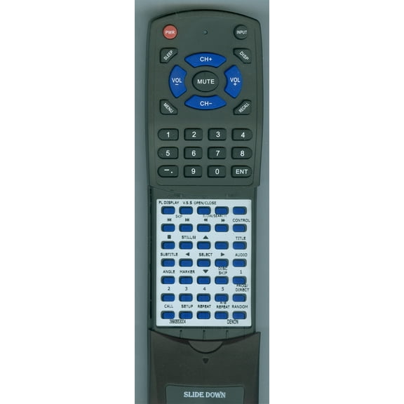 Replacement Remote for Denon RC-542, DVM3700, 3990553004