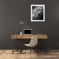 thumbnail image 3 of De Carvalho, Sandro 20x24 White Modern Wood Framed Museum Art Print Titled - Gray Minerals 1, 3 of 4