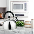 thumbnail image 2 of American Dream Home Goods 2.5L Stainless Steel Stovetop Whistling Tea Kettle with Foldable Handle, Silver, 2 of 10