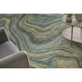 thumbnail image 2 of Feizy Amira Transitional Abstract, Blue/Ivory/Green, 2' x 3' Accent Rug Easy Care Stain Resistant Pet & Kid Friendly Industrial Watercolor Floor Rug for Living room Bedroom, 2 of 8