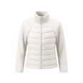 thumbnail image 5 of fatyb Girls Full Zip Jacket Kids Long Sleeve Stand Collar Fall Winter Cropped Outerwear with Pockets, 5 of 7