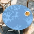 thumbnail image 3 of Grunge Street Style Painting Brush Print Ombre Design Illustration,Fitted Tablecloth with Elastic Edged,Round Table Cloth for Dining Table,Waterproof Oil Proof Table Cover for Indoor Outdoor 45"-54", 3 of 9