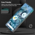 thumbnail image 3 of Allytechgroup 3 Pack Screen Protector Designed for Google Pixel 7A, Case Friendly HD Clear Film Anti-Scratch Bubble Free Screen Protector Film for Google Pixel 7A, 3 of 7
