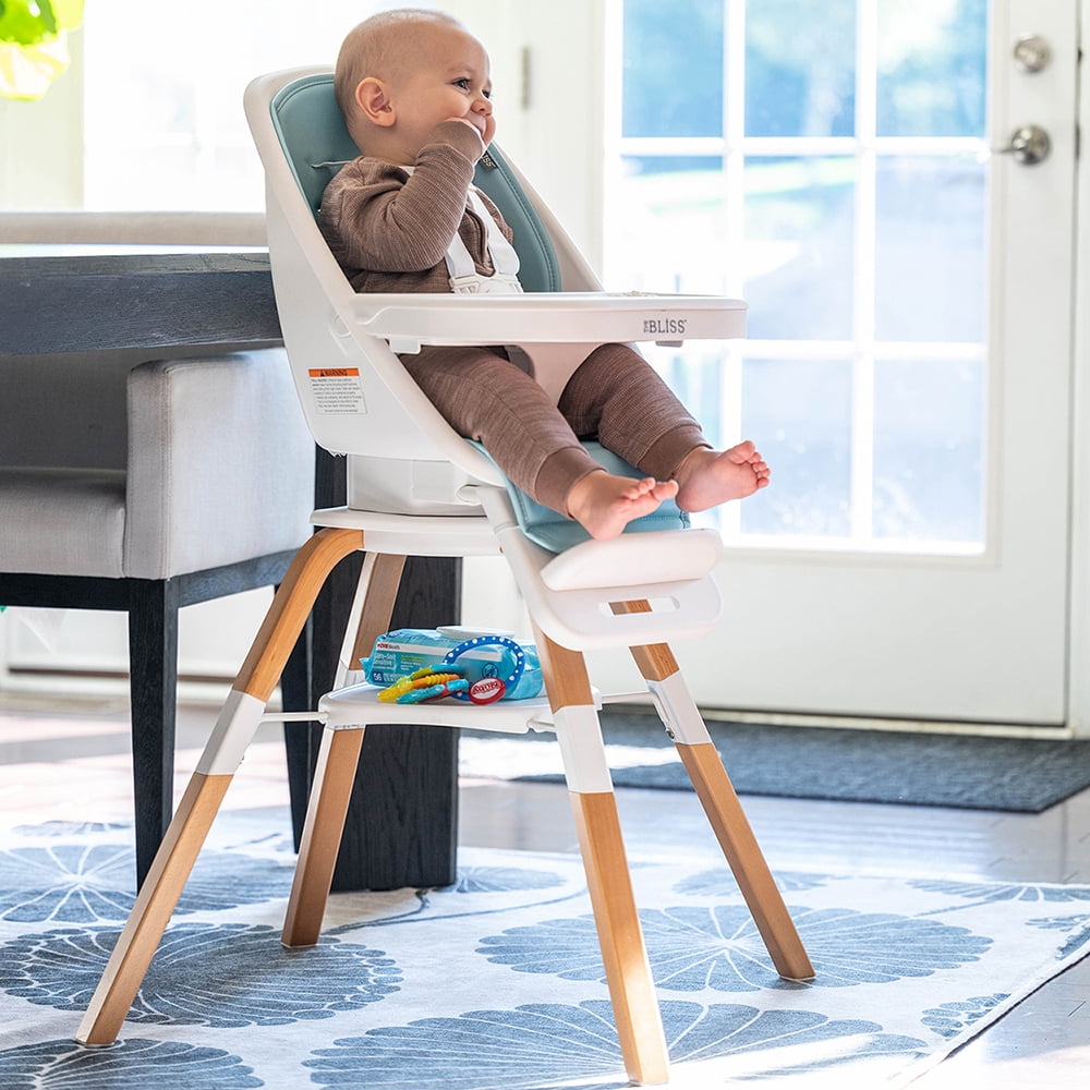 TruBliss Turn-a-Tot High Chair, Sky Blue, Unisex