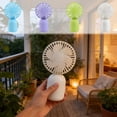 thumbnail image 7 of JHyouerji Mini Portable Fan,Blue Cute Adjustable Wind Speed Lightweight USB Rechargeable Personal Handheld Fan for Travel Women Summer Gift, 7 of 7