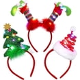 thumbnail image 2 of Venta al por mayor de Navidad 2022, accesorios para el cabello navideño, sombrero para cabeza de árbol de Navidad, adornos para mujer, sombrero de Papá Noel, decoración navideña, 2 of 4