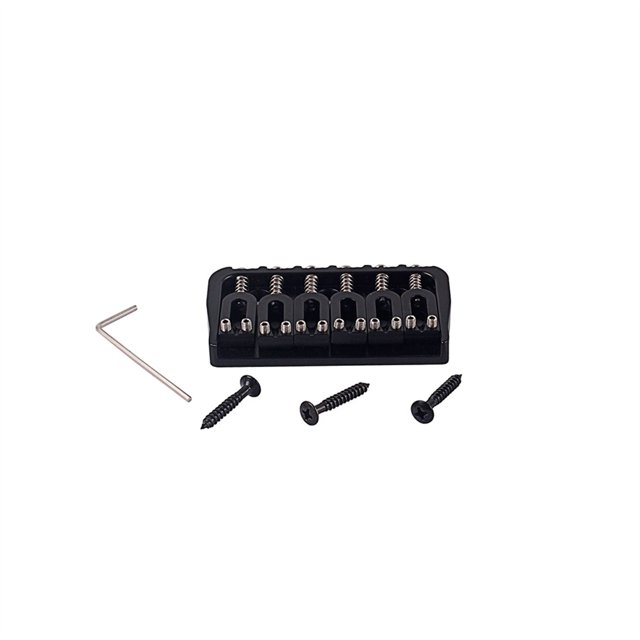 Sonducket Puente de guitarra Superficie lisa Accesorio mejorado exquisito Equipo musical Firmeza Dulce regalo Guitarras Parte 6 Cuerdas Sillín Accesorios para instrumentos musicales