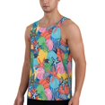 thumbnail image 2 of KLL Starfish And Algae Print Men's Muscle Gym Workout Stringer Tank Tops Bodybuilding Fitness T-Shirts Tank Tops Men-4X-Large, 2 of 7