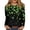 Black, variant on Womens St Patricks Day Plus Size 3/4 Sleeve T Shirts Funny Green Shamrock Graphic Saint Patrick's Day Tee Tops Green M