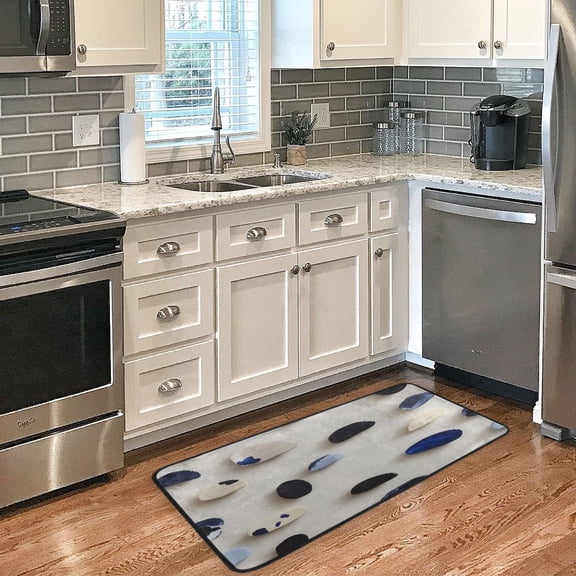 Gemstone Non Slip Long Door Mat 39''x20'' Soft, Absorbent, for Kitchen, Bathroom, and Bedroom
