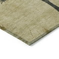 thumbnail image 5 of HomeRoots 618649 3 x 5 ft. Gold & Charcoal Horse Washable Indoor & Outdoor Rectangle Area Rug, 5 of 5