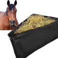thumbnail image 2 of Comedero de esquina para caballos, bolsa de heno de esquina profunda, bolsas de heno para cabras con fondo de malla y broches para establos de remolques de caballos, 2 of 5