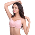 thumbnail image 4 of BIMEI Mastectomy Bra with Pockets for Breast Prosthesis Women Everyday Lace Bra 8428,Pink,34A, 4 of 6