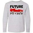 thumbnail image 3 of Inktastic Future Pit Crew Red Race Car Long Sleeve Youth T-Shirt, 3 of 5