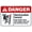 Warning Sign 4, variant on Electrified Grass Activated By Dog Poop Warning Sign 8"x12" - Retro Security Aluminum - For Business Home