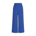thumbnail image 4 of gbyLJF High Waisted Work Pants for Women Loose Fit Straight Leg Work Trousers Business Dress Pants Trousers with Pockets, 4 of 7
