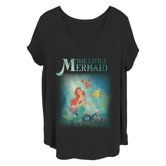 Women's The Little Mermaid Ariel and Friends  Graphic T-Shirt
