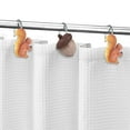 thumbnail image 4 of Sunlit Fall Autumn Decorative Shower Curtain Hooks, Squirrel Acorn Shower Curtain Rings, Resin, Orange Brown Cute Bathroom Curtain Hangers Decoration, Set of 12, 4 of 5