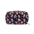 thumbnail image 2 of Bolsa De Cosméticos Portátil Y Adecuada Para Viajes, Patrón De Cruce De Animales, Bolsa De Maquillaje Con Cremallera, Bolsa De Lápiz, Cartera, 2 of 5