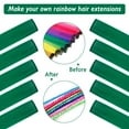 thumbnail image 5 of 26 Pack Colored Party Highlights Clip in Hair Extensions for Girls 20 inches Multi-colors Straight Hair Synthetic Hairpieces In The Party(13colored), 5 of 15