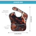 thumbnail image 4 of Kdxio Red Panda Autumn Branches Bibs For Babies, Baby Bibs for Eating, Toddler Bibs, Waterproof Bibs, Feeding Bibs, for Toddlers, Boys, Girls, 4 of 8