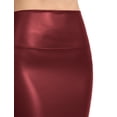 thumbnail image 4 of J. METHOD Women's Midi Skirt Stretch Knit Bodycon Slim Fit Office Elastic Waist Pencil Solid Skirts Made in USA NEWSK34 Burgundy L, 4 of 6