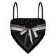 thumbnail image 2 of Corbata con estampado personalizado para mujer, camisola de satén negro, Tops, chaleco con tirantes Pompotops  lopia995209, 2 of 5