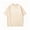 Apricot with White Letters, variant on PARKE Crew Neck Short Sleeve T-Shirt, Unisex Loose Fit Printed Sports Base Layer