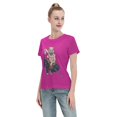 thumbnail image 4 of Women's Basic Short Sleeve T-Shirt Demon Slayer Blade Inosuke, 4 of 6