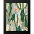 thumbnail image 2 of Vess, June Erica 15x18 Black Modern Framed Museum Art Print Titled - Floral Impulse II, 2 of 5
