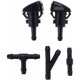thumbnail image 5 of Kit de manguera de limpiaparabrisas, boquilla de limpiaparabrisas, manguera de fluido con junta de boquilla de 3 piezas, boquillas de limpiaparabrisas de 2 piezas (negro-6 piezas) -, 5 of 5