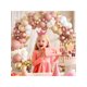 thumbnail image 2 of 135pcs Boho Balloon Arch Garland Kit, Blush Dusty Pink Nude Ivory White Rose Gold Balloons For Baby Shower Girls Bridal Shower Wedding Engagement Bach, 2 of 5
