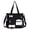 Black, variant on Faraee Cute Messenger Bag Womens Canvas Shoulder Crossbody Purse Multi Pockets Top Handle Satchel Casual College School Handbag Black
