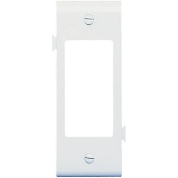 PJSC26W Decorator Opening Center Sectional Nylon Wall Plate, White