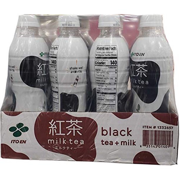 ITO EN Milk Tea 12 X 11.8 Fl Oz Net Wt (141.6 Fl Oz)