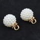 thumbnail image 5 of 10 colgantes de perlas con diamantes de imitación para bisutería y manualidades (15 mm), 5 of 7