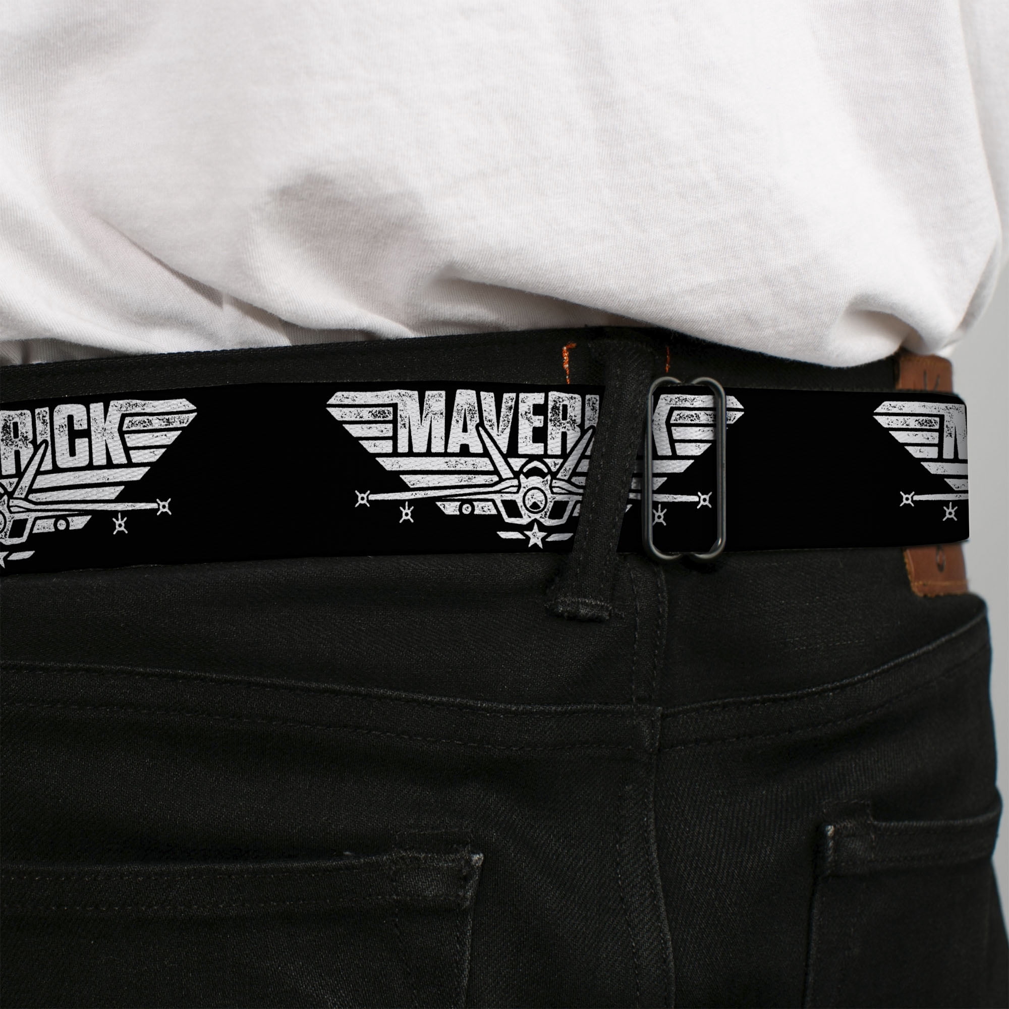 Top Gun Belt, Seatbelt Buckle Belt, Top Gun Maverick Fighter Jet