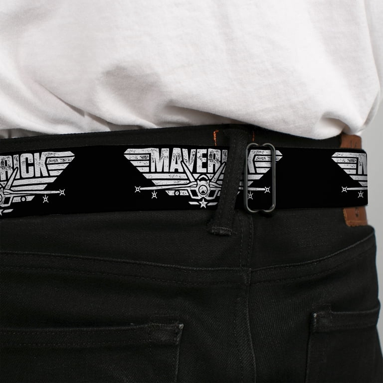 Top Gun Belt, Seatbelt Buckle Belt, Top Gun Maverick Fighter Jet