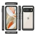 thumbnail image 2 of for Google Pixel 9 Waterproof Case - Shockproof Dustproof Case with Built-in Clear Screen Protector, Full Body Heavy Duty Sealed Protective Cover for Google Pixel 9,Black, 2 of 10