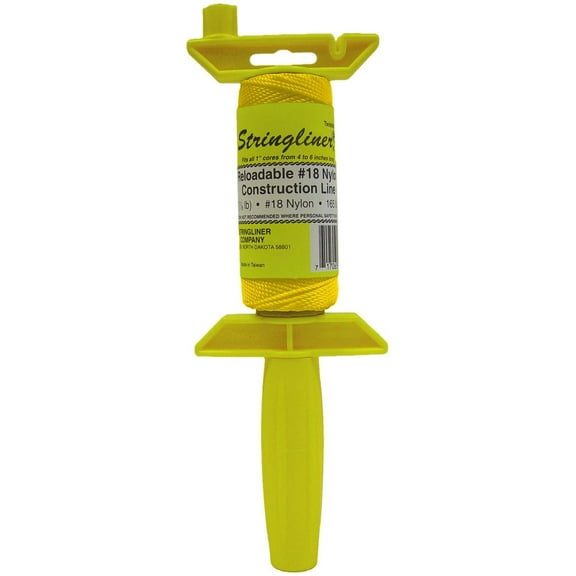 Stringliner 25000 Construction Line Reel 4" Peggable Gold