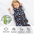 thumbnail image 3 of All-year-around Cute Baby Sleep Sack 24-36 Months Rayon Made from Bamboo Sleeping Bag 1.0 Tog Premium 2-Way Zipper Baby Wearable Blanket 2t-3t - Dinosaur World, 3 of 6