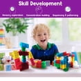 thumbnail image 5 of Roylco STEAM Lock Blox Building Kit - Bloques de construcción de aprendizaje de vapor para niños - Juguete de construcción de ingeniería de tallos, 5 of 5