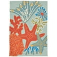 thumbnail image 1 of Liora Manne Ravella Coastal Indoor Outdoor Area Rug, Starfish, 2' x 4', 1 of 5